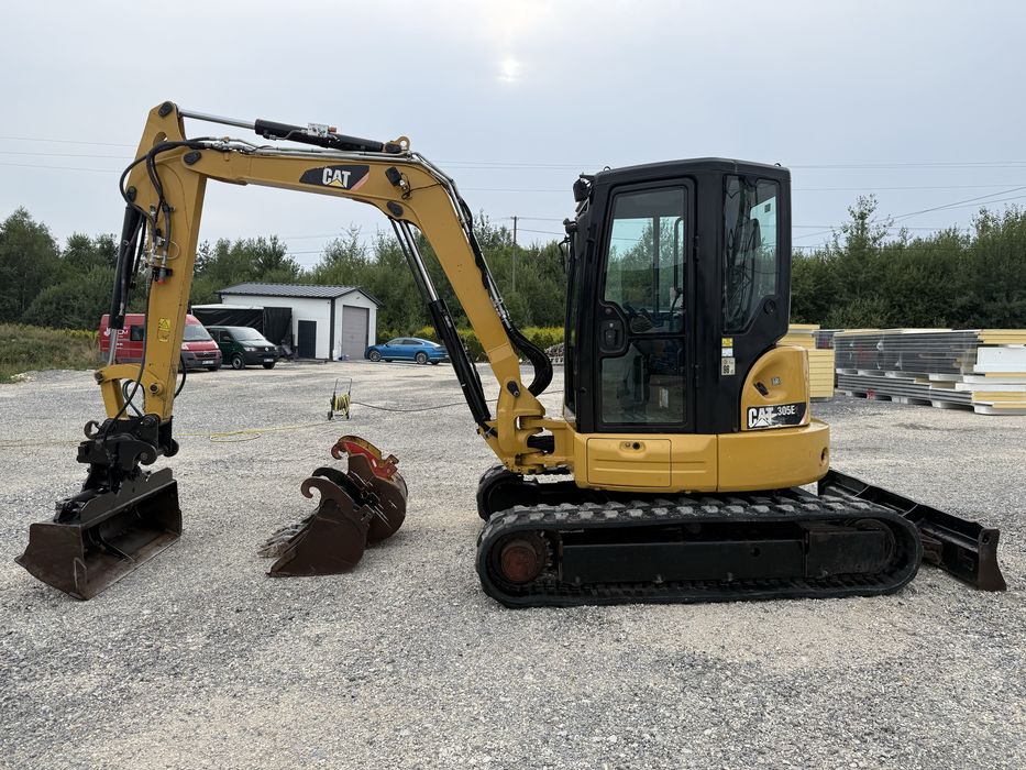 Minikoparka Caterpillar CAT 305E2 CR z Niemiec 3 łyżki długie ramię 5ton