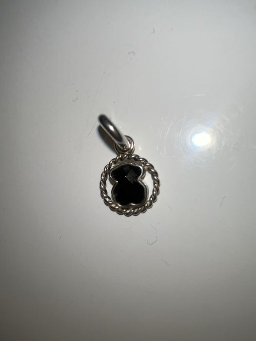 Кулон Ведмедик Tous срібло ведмідь онікс