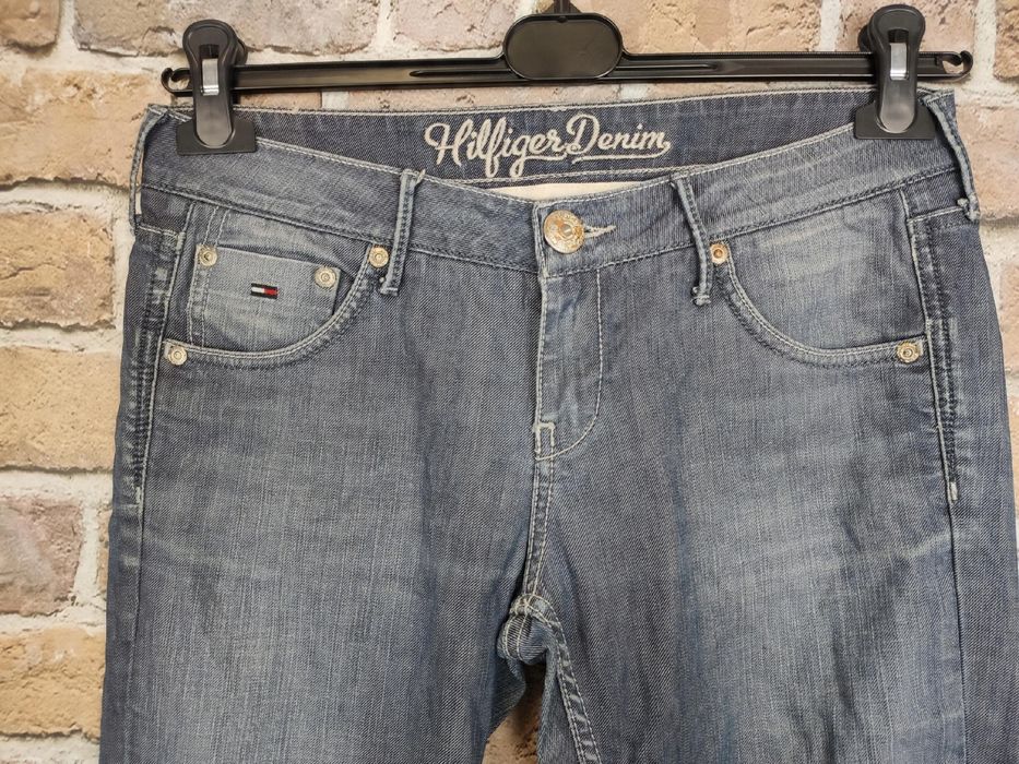 Hilfiger denim jeansowe spodnie prosta nogawka w28 l34