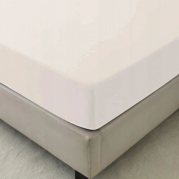 Prześcieradło z Gumką Bolzano Jednolite Bawełniane Gładkie 140x200