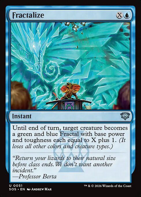 Karta Magic The Gathering Fractalize SOS 51