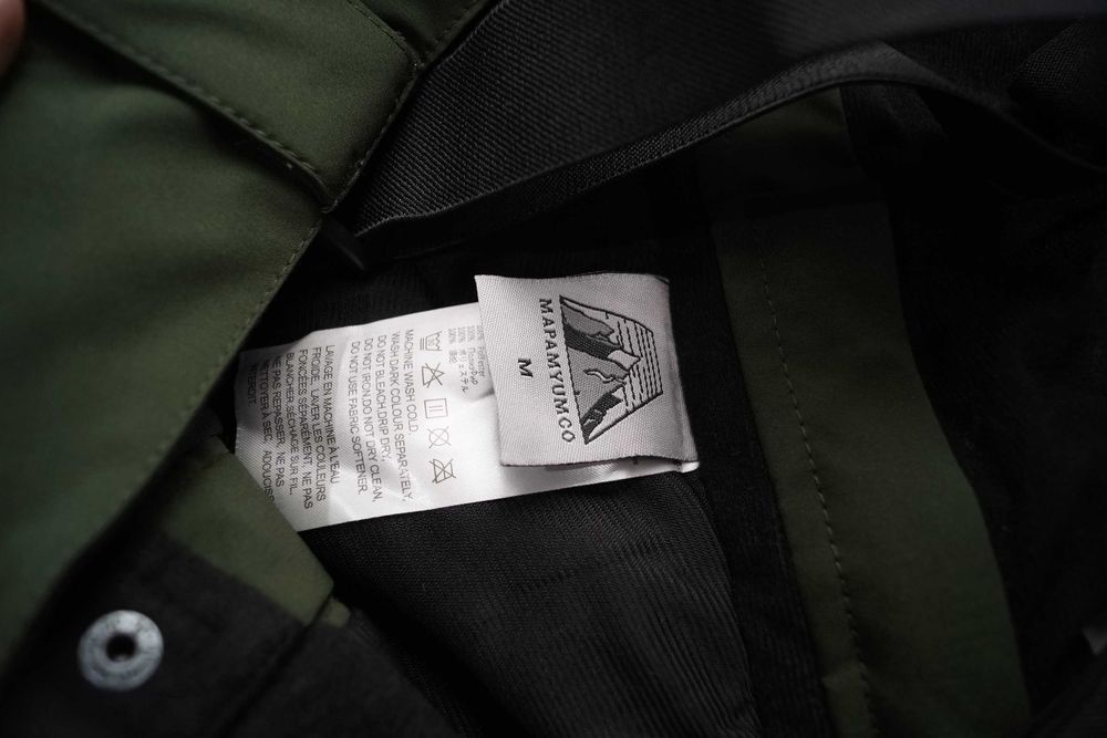 1694 Mapamyumco Spodnie narciarskie wodoszczelne M zieleń Snow Ski Bib