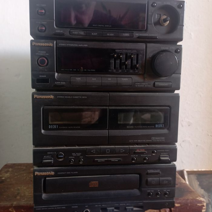 Wieże Panasonic stan techniczny nieznany