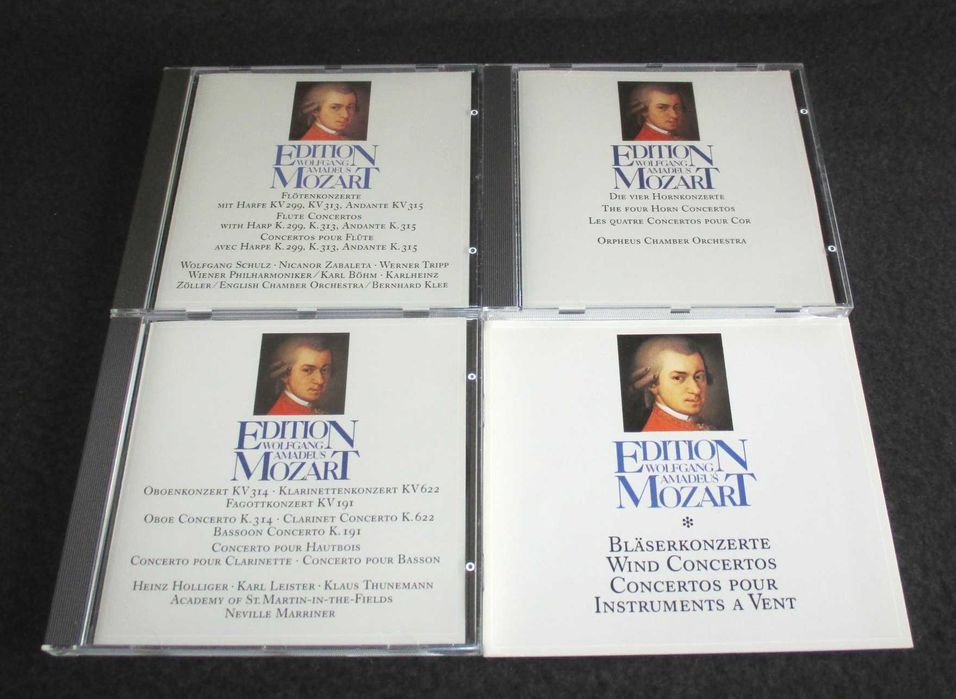 Colecção Edition Wolfgang Amadeus Mozart Deutsche Grammophon CD Áudio
