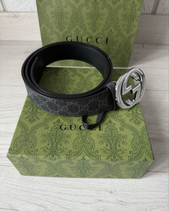Pasek Gucci czarny