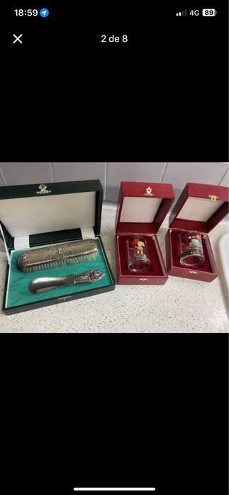 Varias pecas em prata