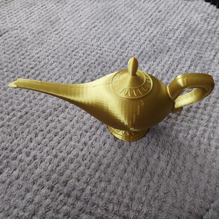 Lampa Alladyna wydrukowana w 3d