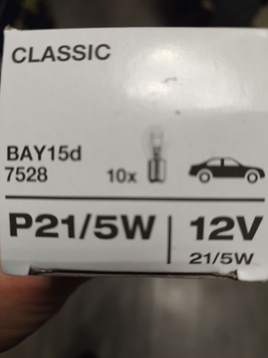 Żarówki Osram P21/5W BAY15d 10szt