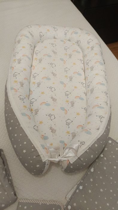 Kit Completo de Artigos de Bebé – Amamentação, Ninho, Muda‑Fraldas e Acessórios