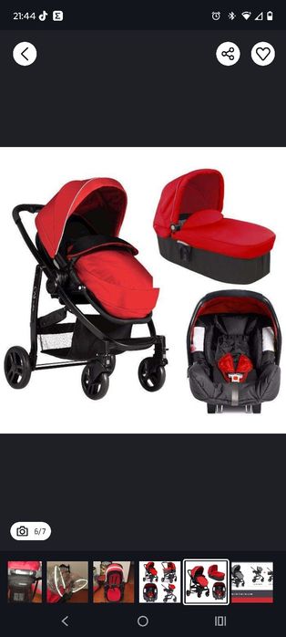Carro de bebe completo