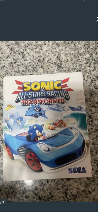 Manual jogo Ps3 Sonic All Stars Racing Transformed