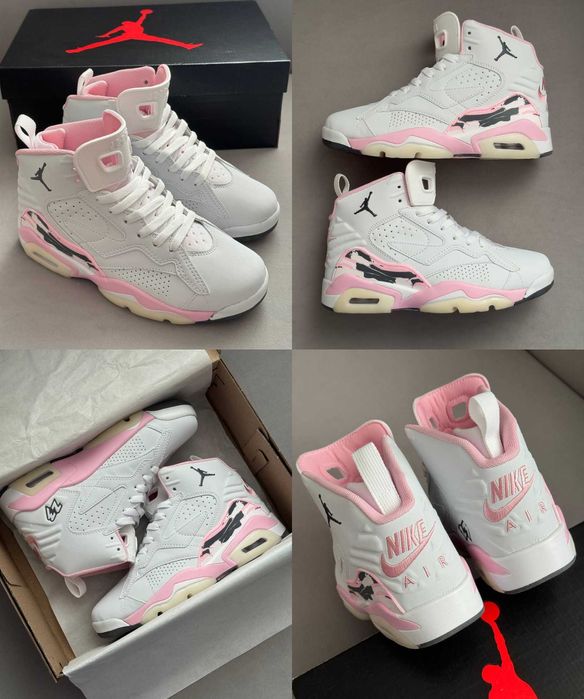 Женские кроссовки Nike Air Jordan 6 MVP Shy Pink 36-41 Хит Сезона! Топ