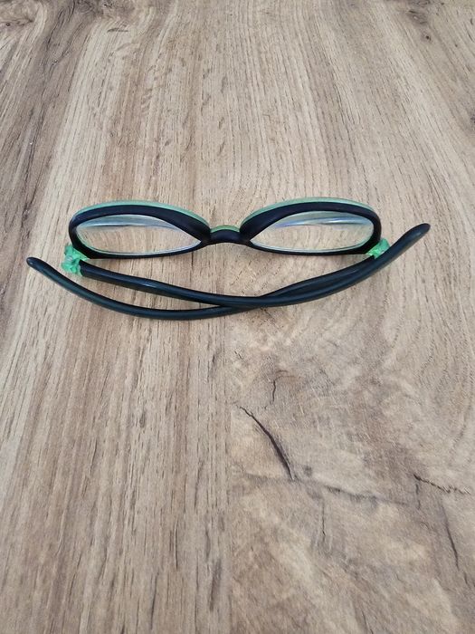 Okulary oprawki dziecięce zielono-czarne