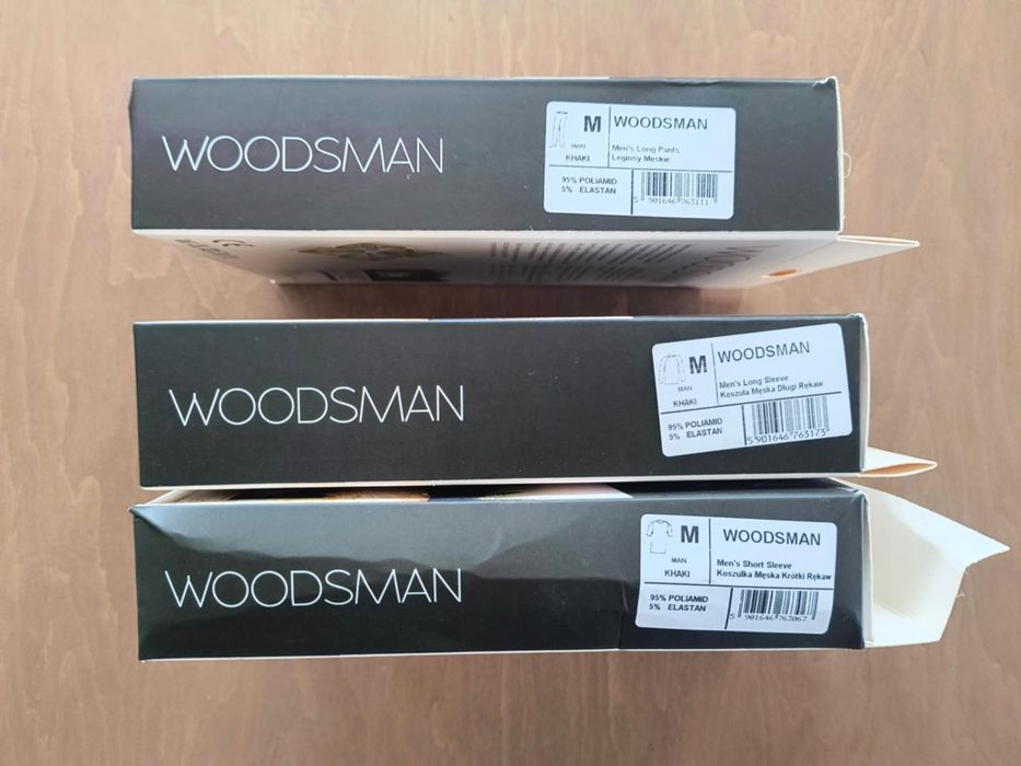 Komplet bielizny termoaktywnej z jonami srebra antybakteryjna woodsman