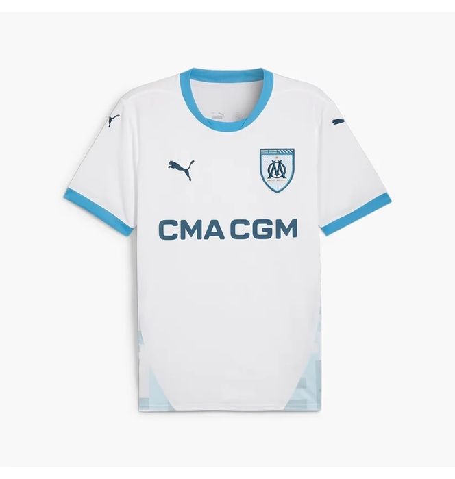 Футболка Puma White Olympique de Marseille Home Shirt 2024-25