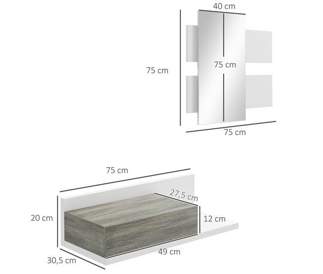 Móvel de Entrada Suspenso