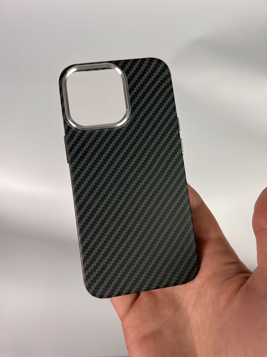 Карбоновый Чехол на айфон 13, 15 про 13, 15про макс Mag Safe