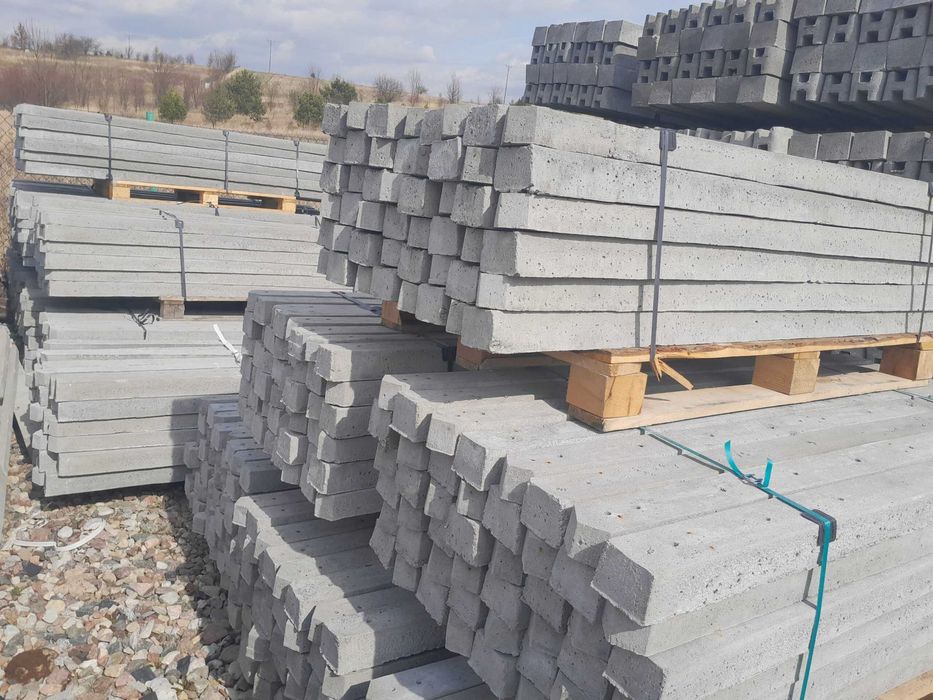 Betonowe słupki ogrodzeniowe – ogrodzenia, solidne, różne długości