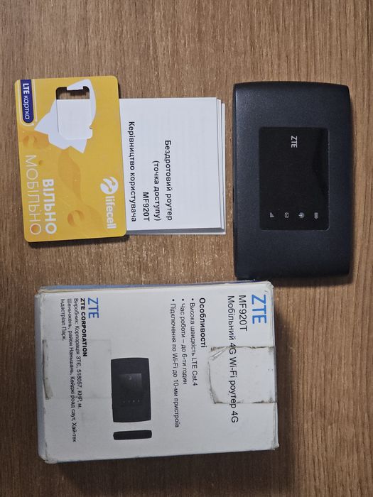 4g модем lifecell zte mf920t