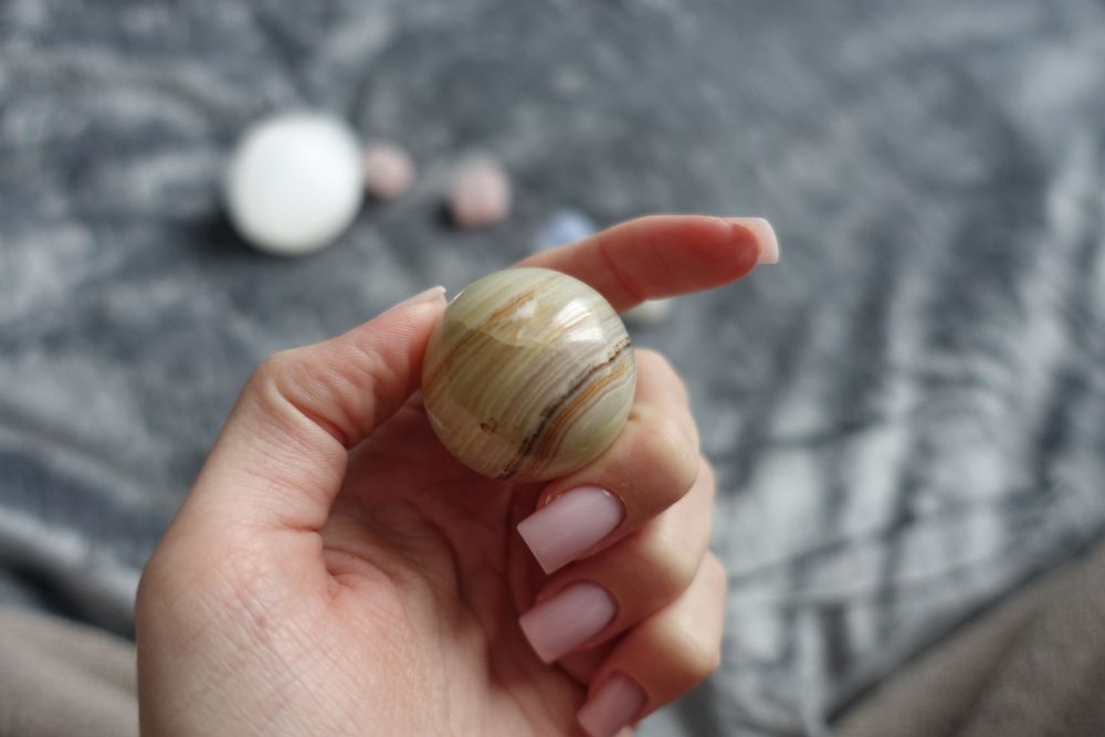 Натуральне каміння селеніт, рожевий кварц, гірський кришталь, агат