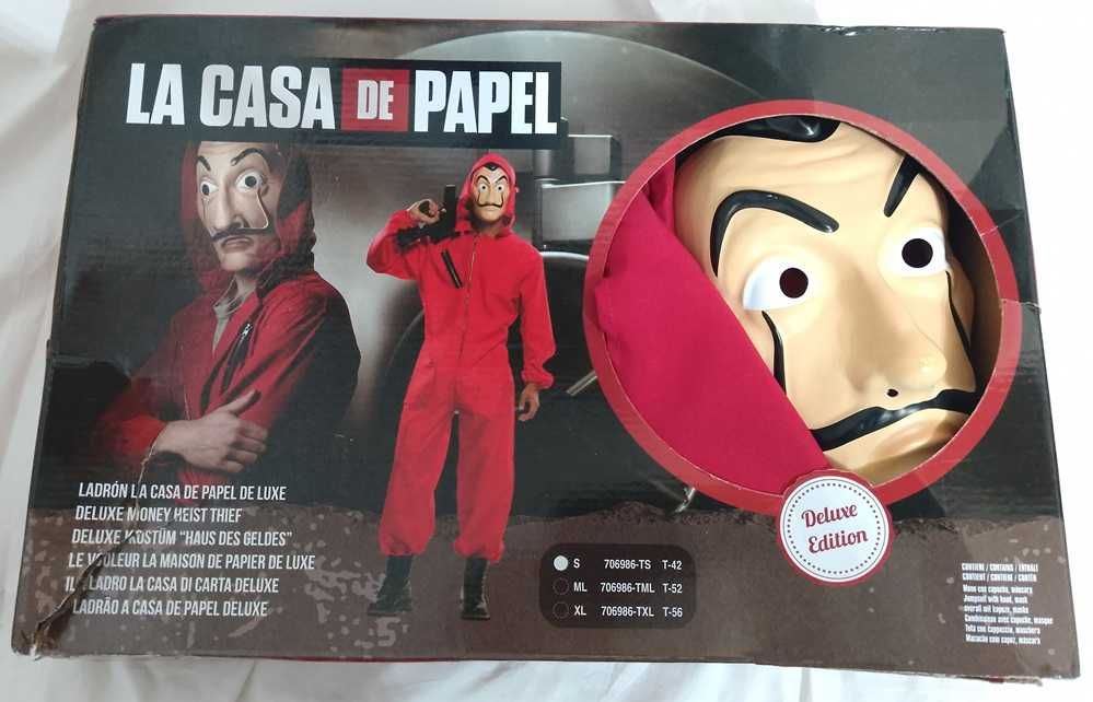 Eurocarnavales disfarse Casa de papel Tam S (755)