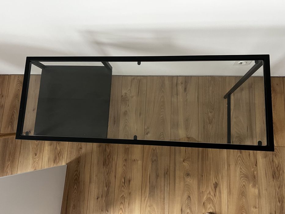 Biurko na laptopa szklany IKEA