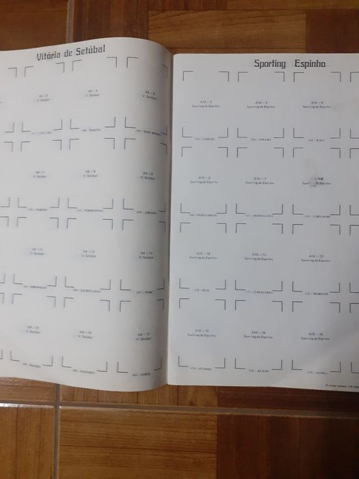 Caderneta vazia, Campeões de Portugal  1977