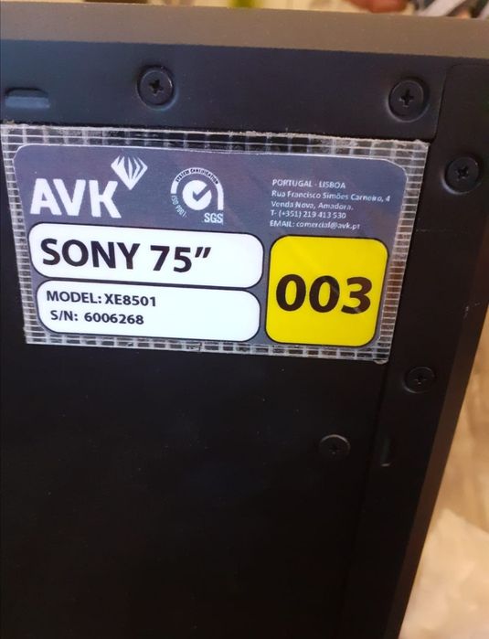 Telewizor Sony FW-75XE8501, 75"