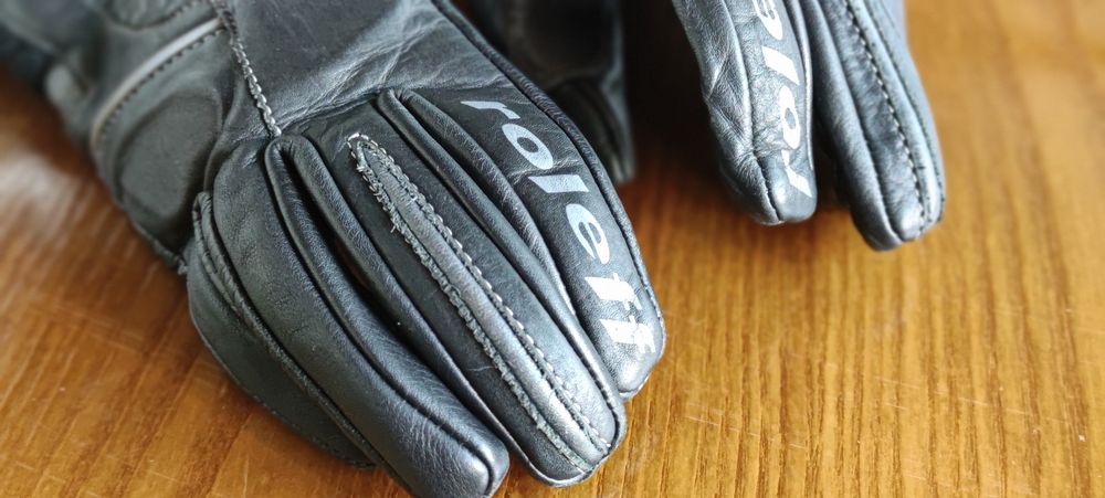 Luvas de moto para mulher em couro Roleff (M)