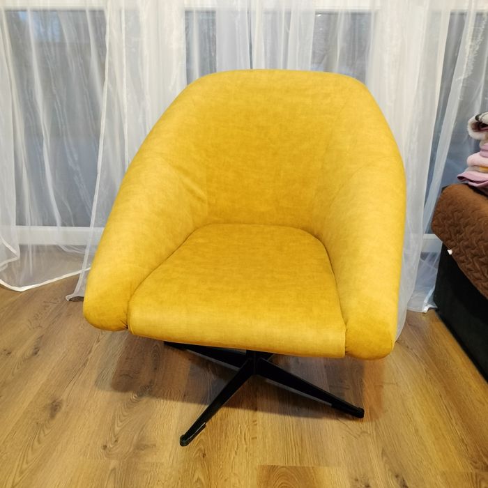 Fotel obrotowy Muszelka PRL