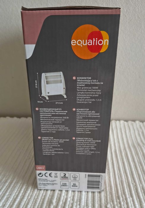 Convetor Equation 500 W