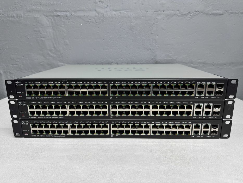 48 PoE Коммутаторы Cisco Small Business SF300-48P безнал/гарантия