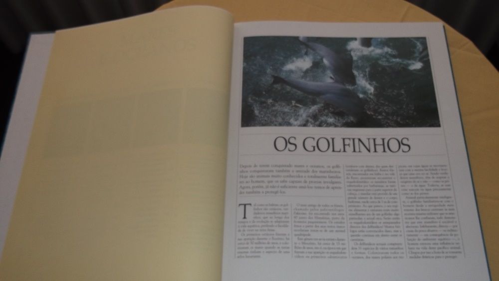 livro da Vida Selvagem Animais dos Mares e Oceanos