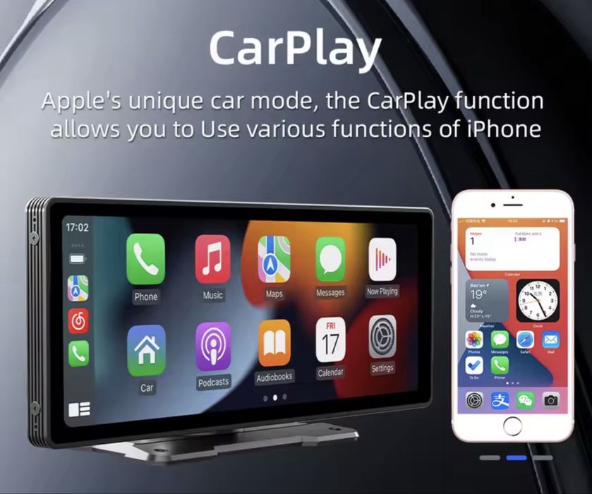 Ecran android auto/ apple car play 10 polegadas