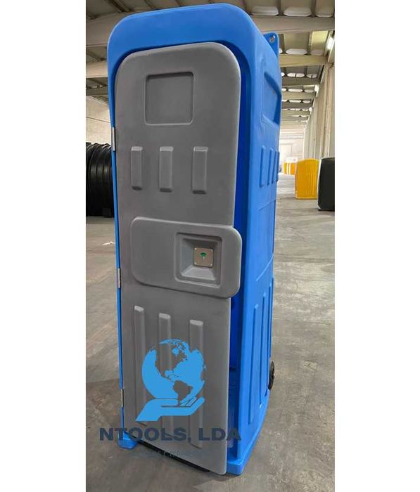 WC Portátil Cabine Sanitária Casa de Banho Móvel Ligação ao Esgoto