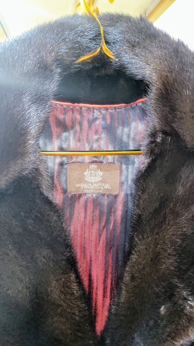 Casaco Vison Chocolate, autêntico