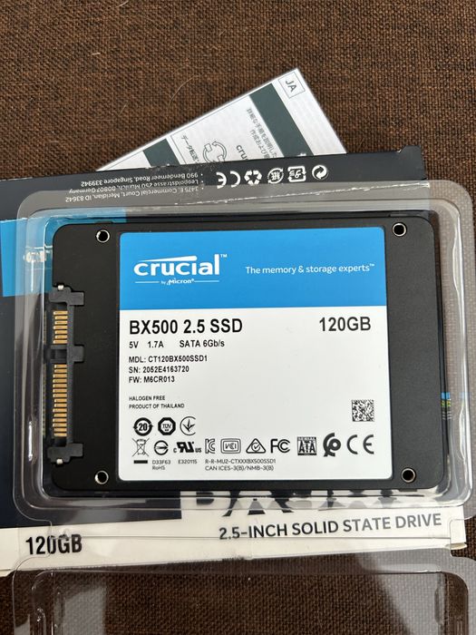 SSD Crucial Bx500 120gb