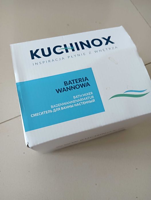 Kran  Kuchinox Bateria Wannowa srebrna