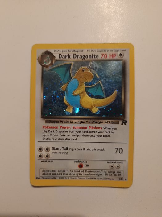 Dark Dragonite - Team rocket 2000 -  Pokémon card
