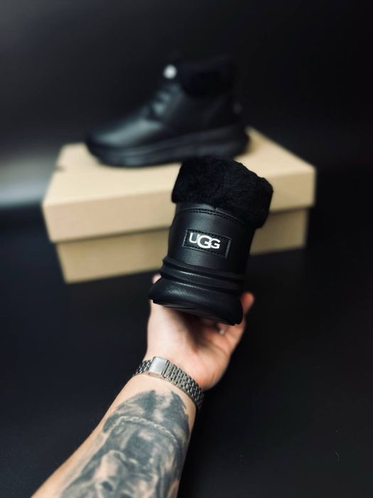 Кожанные кроссовки UGG / Lowmel Australia ugg/ кросівки угг шкіряні