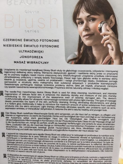Urządzenie do mezoterapii bezigłowej Glossy Blush