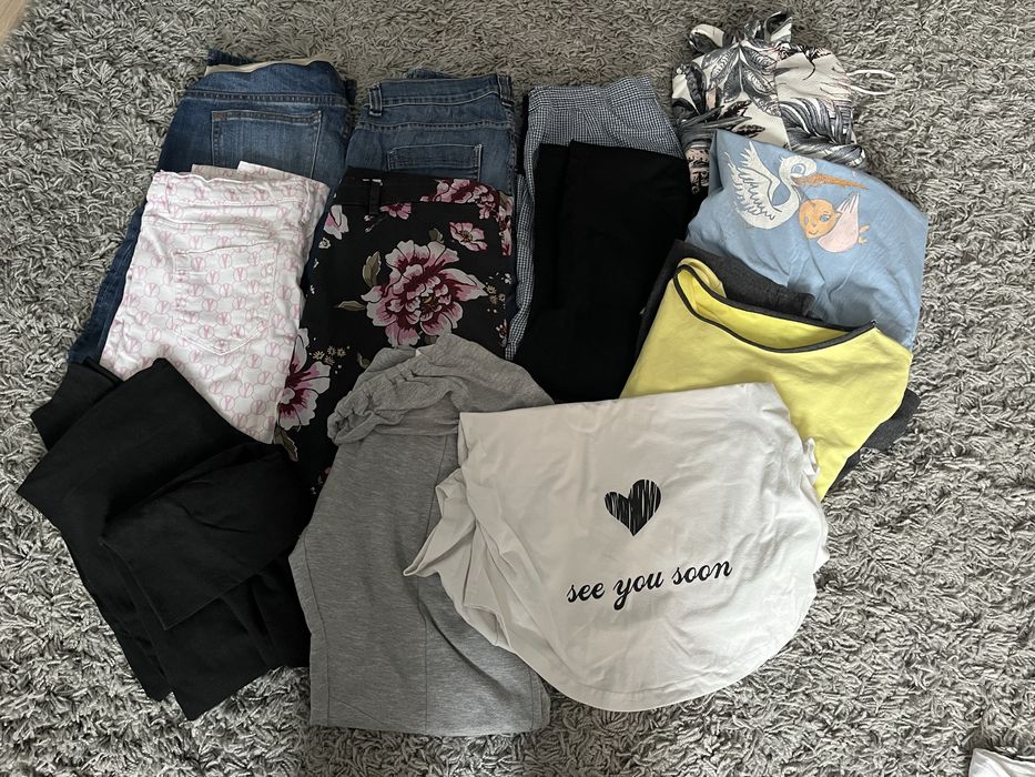 Paka ubrań ciążowych zestaw M-XL