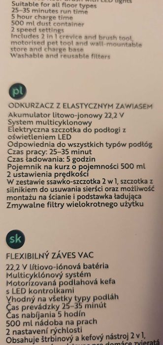 Okurzacz ręczny akumulatorowy beldray GWARANCJA!!!