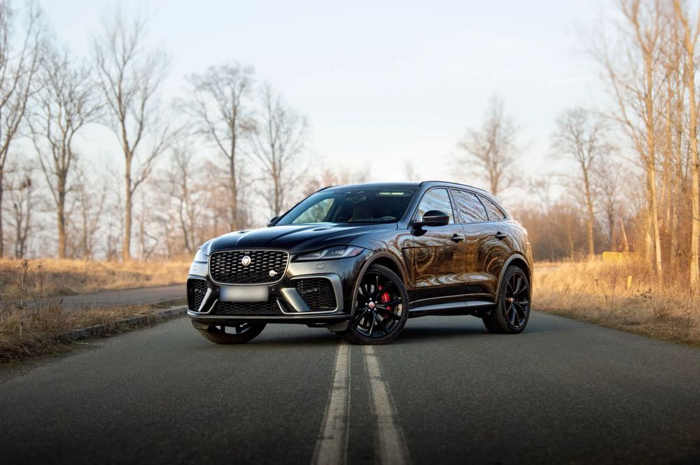 Jaguar F-Pace Jaguar F-Pace SVR 5.0 V8 550KM AWD Full Opcja Panorama HUD Meridian