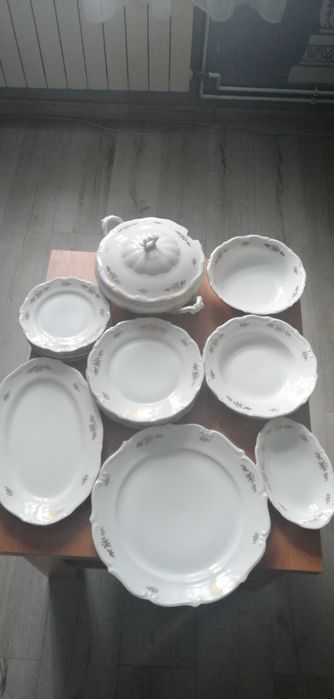 Serwis obiadowy na 6 osób porcelana Bogucice