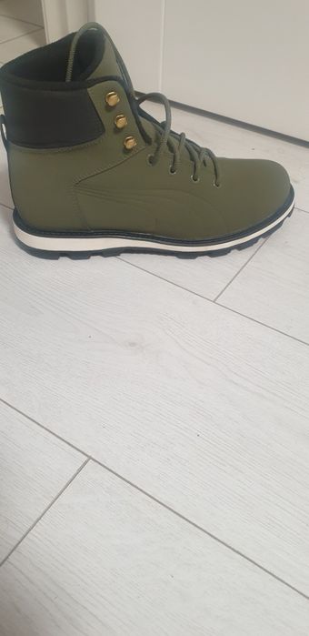 Puma ботинки олива зима Desierto Fun