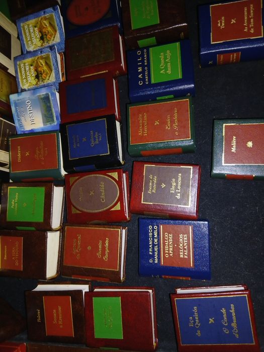 Ibiloteca com 50 livro minitura e movel