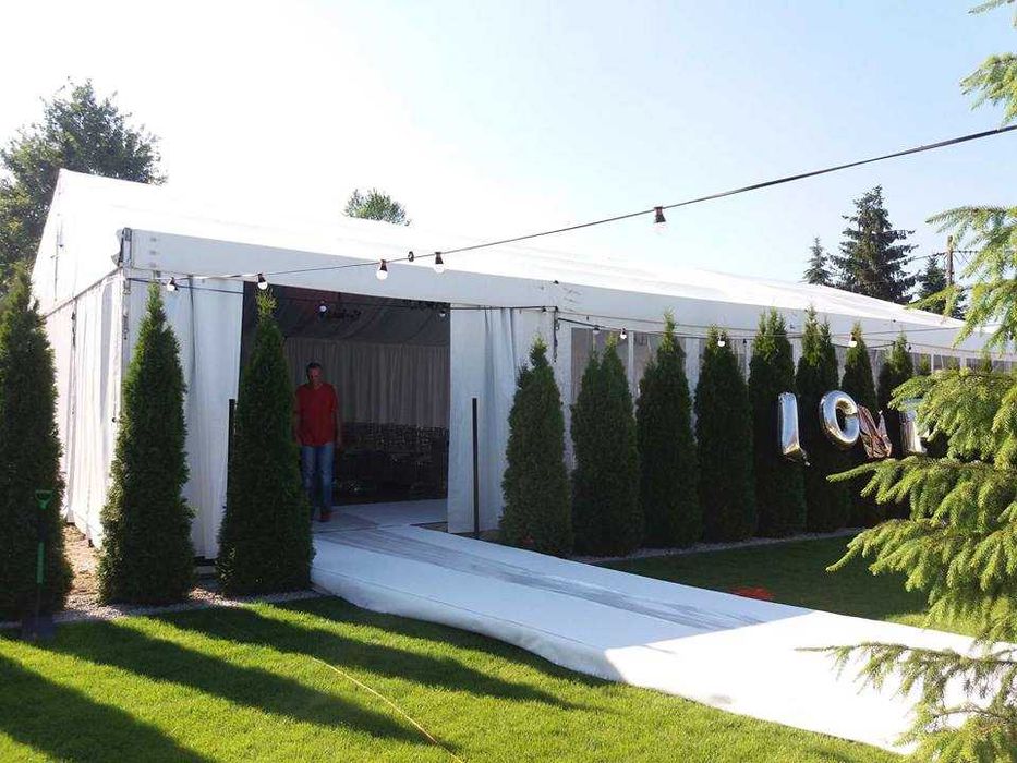 Wynajem namiotów; komunijnych, weselnych, targowych imprezowych