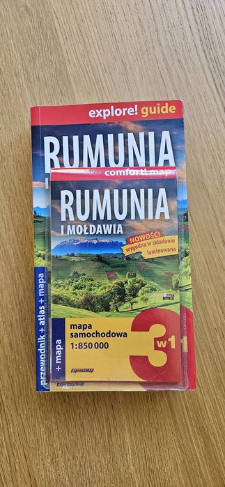 Rumunia i Mołdawia 3 w 1 przewodnik + mapa
