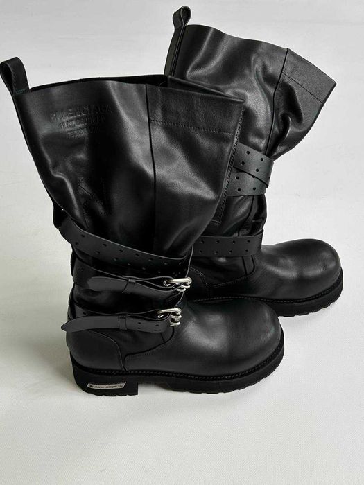 Balenciaga Venom Boot чоботи чорні черные ботинки Strike Stomper 43
